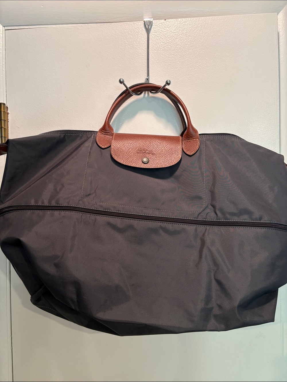 Longchamp Le Pliage One S Travel Bag Expandable in Black - Picture 6 of 11